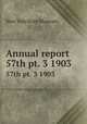 Annual report. 57th pt. 3 1903, New York State Museum 