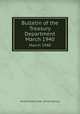 Bulletin of the Treasury Department. March 1940, United States. Dept. of the Treasury 