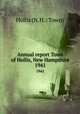 Annual report Town of Hollis, New Hampshire. 1941, Hollis (N.H. : Town) 