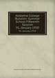 Alabama College Bulletin: Summer School Fifteenth Session. 91, January 1930, Alabama College: The State College for Women 