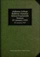 Alabama College Bulletin: Summer School Fourteenth Session. 87, January 1929, Alabama College: The State College for Women 