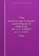 Archives des missions scientifiques et littraires. ser. 2, t. 3 (1867), 