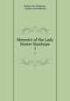 Memoirs of the Lady Hester Stanhope. 1, Hester Lucy Stanhope , Charles Lewis Meryon 