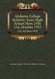 Alabama College Bulletin: Inter-High School Meet 1936. 116, October 1935, Alabama College: The State College for Women 