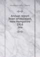 Annual report Town of Hooksett, New Hampshire. 1916, Hooksett (N.H. : Town) 