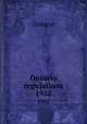 Ontario regulations. 1952, Ontario 
