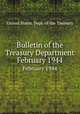 Bulletin of the Treasury Department. February 1944, United States. Dept. of the Treasury 