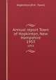 Annual report Town of Hopkinton, New Hampshire. 1953, Hopkinton (N.H. : Town) 