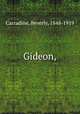 Gideon,, Carradine, Beverly, 1848-1919 