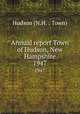 Annual report Town of Hudson, New Hampshire. 1947, Hudson (N.H. : Town) 
