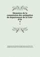 Memoires de la commission des antiquities du departement de la Cote-d`Or. 4, 