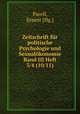Zeitschrift fr politische Psychologie und Sexualkonomie Band III Heft 3/4 (10/11), Parell, Ernest [Hg.] 