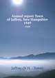 Annual report Town of Jaffrey, New Hampshire. 1949, Jaffrey (N.H. : Town) 
