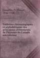 Tablettes chronologiques et alphabtiques des principaux vnements de l`histoire du Canada microforme, Gosselin, D. (David), 1846-1926 