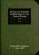 The law of freedom and bondage in the United States. v.1, Hurd, John Codman, 1816-1892 