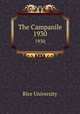 The Campanile. 1930, Rice University 
