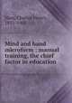 Mind and hand microform : manual training, the chief factor in education, Ham, Charles Henry, 1831-1902 