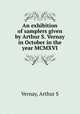 An exhibition of samplers given by Arthur S. Vernay in October in the year MCMXVI, Vernay, Arthur S 