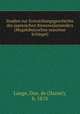Studien zur Entwicklungsgeschichte des japanischen Riesensalamanders (Megalobatrachus maximus Schlegel), Lange, Dan. de (Daniel), b. 1878 