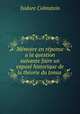 Mmoire en rponse a la question suivante faire un expos historique de la thorie du tonus ., Isidore Cohnstein 