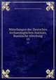 Mitteilungen des Deutschen Archaeologischen Instituts, Roemische Abteilung. 15, 