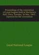 Proceedings of the convention of Loyal leagues held at Mechanics Hall, Utica, Tuesday, 26 May, 1863 ; reported for the convention, Loyal National League 