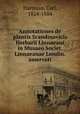 Annotationes de plantis Scandinavicis Herbarii Linnaeani in Musaeo Societ. Linnaeanae Londin. asservati, Hartman, Carl, 1824-1884 