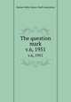 The question mark. v.6, 1951, Boston Public Library Staff Association 