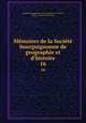Mmoires de la Socit bourguignonne de geographie et d`histoire. 16, 