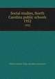 Social studies, North Carolina public schools. 1952, North Carolina. Dept. of public instruction 