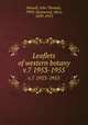 Leaflets of western botany. v.7 1953-1955, Howell, John Thomas, 1903-,Eastwood, Alice, 1859-1953 