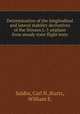 Determination of the longitudinal and lateral stability derivatives of the Stinson L-5 airplane from steady state flight tests, Saldin, Carl N.;Kurtz, William E. 