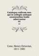 Catalogus codicum mss. qui in collegiis aulisque oxoniensibus hodie adservantur. 01, Coxe, Henry Octavius, 1811-1881 