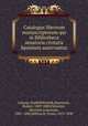 Catalogus librorum manuscriptorum qui in Bibliotheca senatoria civitatis lipsiensis asservantur, Leipzig. Stadtbibliothek,Naumann, Robert, 1809-1880,Fleischer, Heinrich Leberecht, 1801-1888,Delitzsch, Franz, 1813-1890 