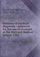 Outlines of medical diagnosis : prepared for the use of students at the Harvard Medical School, 1903, Cutler, Elbridge Gerry, 1846-1929 