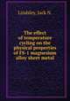 The effect of temperature cycling on the physical properties of FS-1 magnesium alloy sheet metal., Lindsley, Jack N. 