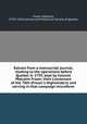 Extract from a manuscript journal, relating to the operations before Quebec in 1759, kept by Colonel Malcolm Fraser, then Lieutenant of the 78th (Fraser`s Highlanders) and serving in that campaign microform, Fraser, Malcolm, 1733?-1815,Literary and Historical Society of Quebec 