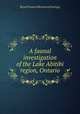 A faunal investigation of the Lake Abitibi region, Ontario, Royal Ontario Museum of Zoology 