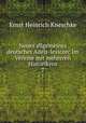 Neues allgemeines deutsches Adels-lexicon: Im Vereine mit mehreren Historikern. 7, Ernst Heinrich Kneschke 