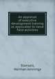 An appraisal of executive development training as applicable to naval field activities., Stansell, Herman Jennings 