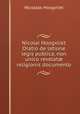 Nicolai Hoogvliet Oratio de latione legis publica, non unico revelat religionis documento, Nicolaas Hoogvliet 