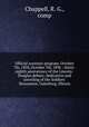 Official souvenir program, October 7th, 1858, October 7th, 1896 : thirty-eighth anniversary of the Lincoln-Douglas debate; dedication and unveiling of the Soldiers` Monument, Galesburg, Illinois, Chappell, R. G., comp 