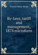 By-laws, tariff and management, 1878 microform, Toronto Water Works 