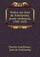 Notice sur Jean de Schelandre, poete verdunois, 1585-1635, 