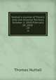 Nuttall`s Journal of Travels Into the Arkansa Territory October 2, 1818-February 18, 1820 .. 28, Nuttall, Thomas 