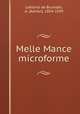 Melle Mance microforme, Leblond de Brumath, A. (Adrien), 1854-1939 