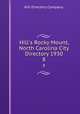 Hill`s Rocky Mount, North Carolina City Directory 1930. 8, Hill Directory Company. 