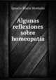 Algunas reflexiones sobre homeopata, 