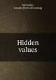 Hidden values, McCarthy, Joseph. [from old catalog] 