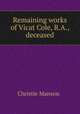 Remaining works of Vicat Cole, R.A., deceased, Christie Manson & 